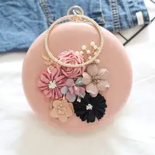 Новинка, женские вечерние сумки, женские свадебные сумки с цветами, женские вечерние клатчи, 6 цветов