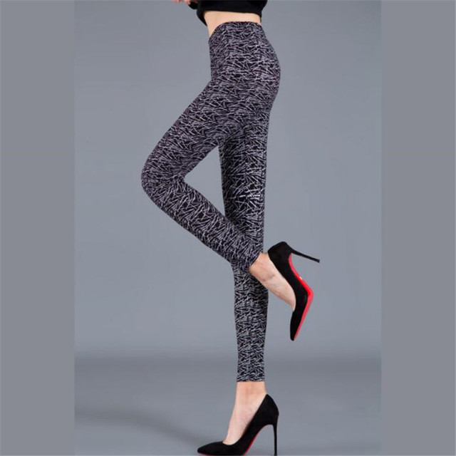 Printed Leggins Elastic Fitness Leggings Sexy Pants Women Push Up Trousers Summer Gym Sports Dropshipip