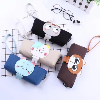 

1pcs 55480 Figure meters stationery wholesale TM-G68050 Dull sprouting triangle pencil bag