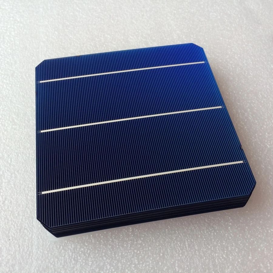 5,2 Вт 156 мм монокристаллическая моно солнечная батарея 6x6'+ достаточно PV Ленты(10 м таб провода+ 3 М шины провода) для 52 Вт солнечной панели