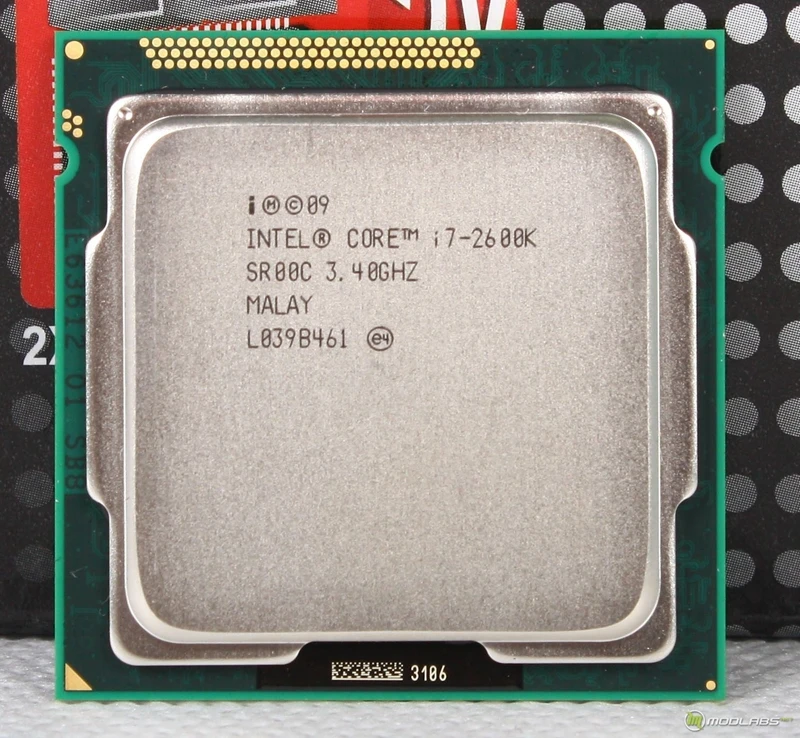 Четырехъядерный процессор intel Core i7 2600K 3,4 GHz SR00C LGA 1155 cpu i7-2600K