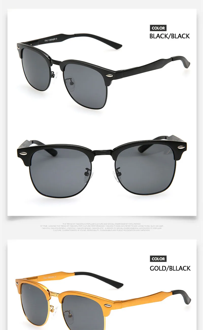 Алюминий и магний Ретро HD поляризованные солнцезащитные очки для мужчин и женщин 3016 роскошный бренд дизайн покрытие для вождения оттенки gafas De Sol Masculino