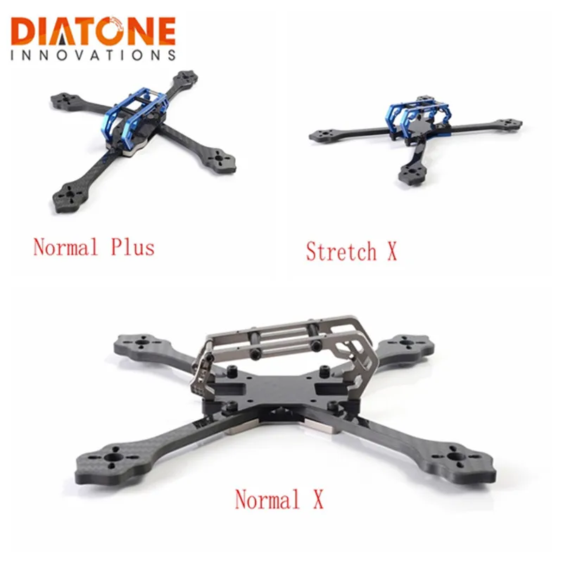 

Diatone 2018 GT-M200 Normal Plus / Stretch X / Normal X FPV Racing Drone Frame Kit with 6mm Arm 2 Colors for 5 Inch Prop DIY Toy