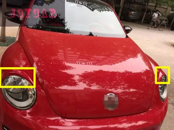 Для VW BEETLE фары Брови Веки накладка наклейка автомобильные аксессуары|Наклейки на