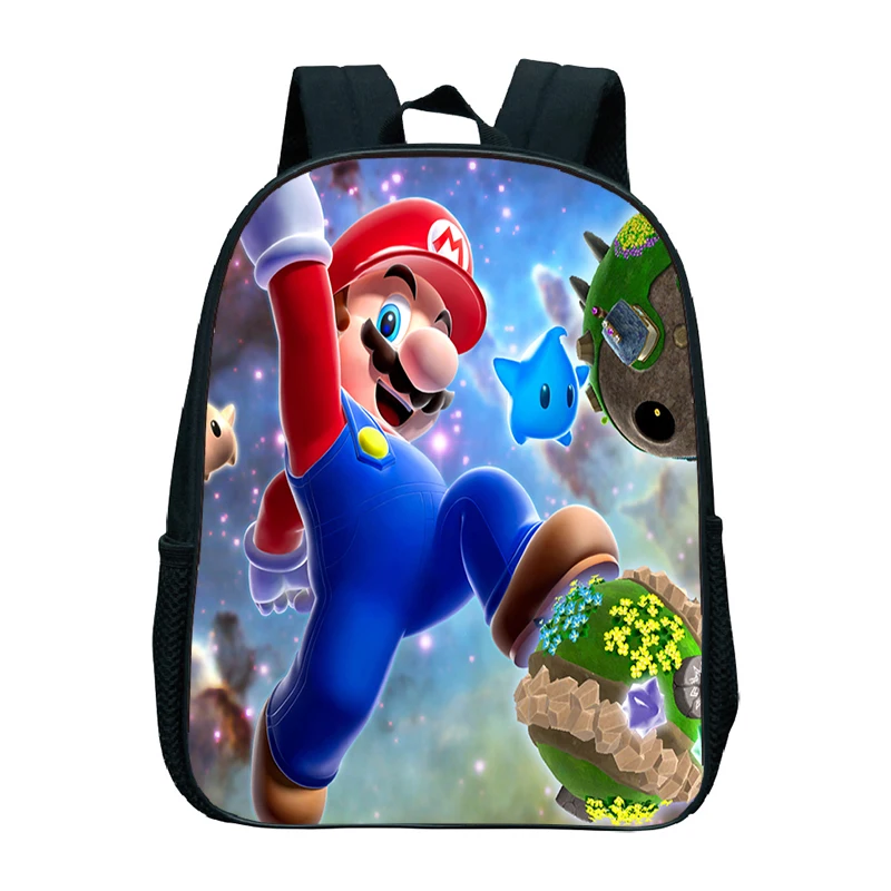 Лидер продаж Super Mario Bro одежда с принтом рюкзака на спине для мальчиков Дети Мини книг Mochilas красивый шаблон печати рюкзак для садика, рюкзак