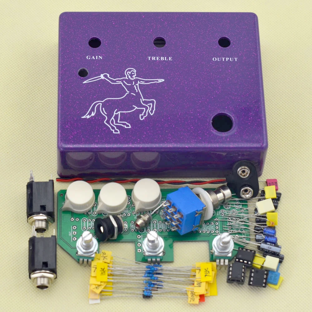 Klon Centaur Overdrive & Boost Pedal Kits With1590BB Box And IC 7660