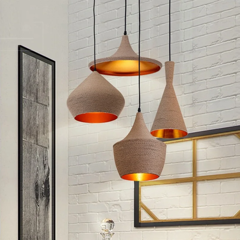 LuKLoy подвесные светильники лампа, промышленный винтажный железный подвесной светильник Матовый Ретро спиральный светильник для бара