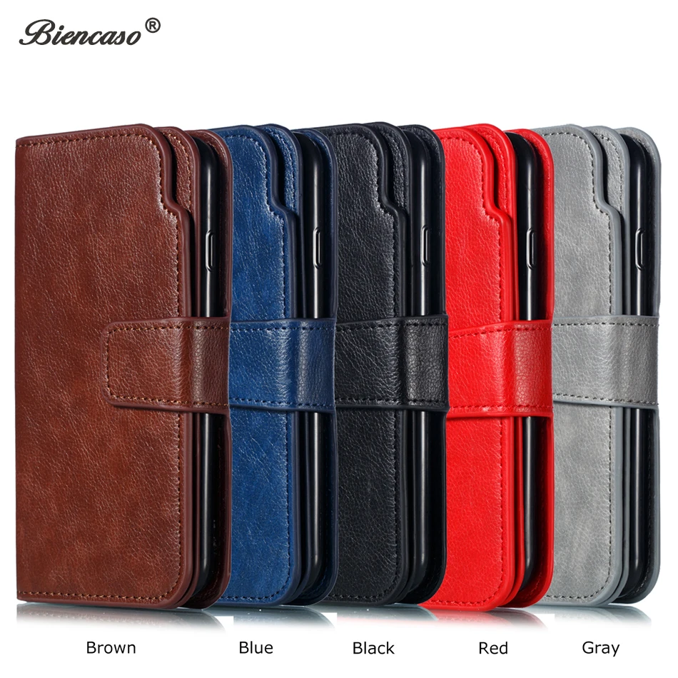 

9 Card Slot Wallet Flip Case For Samsung Galaxy J3 J5 J7 J510 J710 J330 J530 J730 J4 J6 J8 J2 Pro 2018 Solid Color Leather Cover