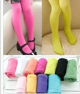 

Many colors 6 pieces/lot wholesale ballet panty hose children velvet pantyhose candy color leggings stockings kid's girl's gift