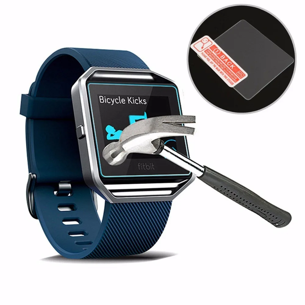 

Premium Tempered Glass Screen Watch protective film for fitbit Blaze 9H 2.5D Anti-shatter Tempered Watch protective film