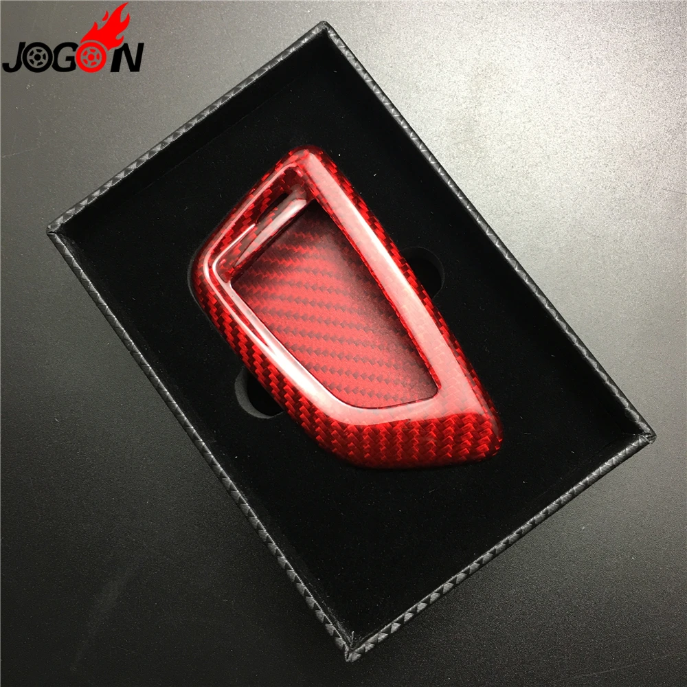 

Red Carbon Fiber Protector Remote Key Fob Case Shell Cover For BMW 2 5 7 Series G30 G11 G12 X1 F48 X5 F15 X6 F16 & F45 Tourer