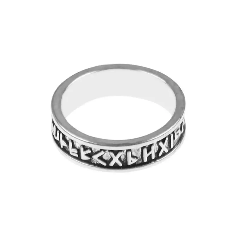 

JOCESTYLE 1pcs Fashion Women Geometric Print Knuckle Finger Rings Viking Rune Jewelry Accessories Gift For Men Women