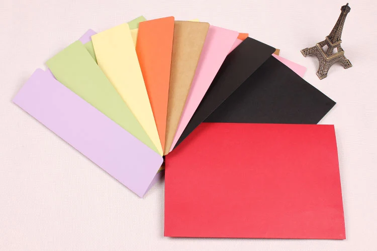 

(230*162mm)20pcs/lot Color western-style envelopes A5 blank bills receive bag Kraft envelope paper Enveloppe 6583