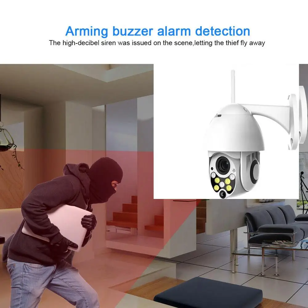 1080P PTZ IP камера наружная скорость купольная беспроводная Wifi безопасности Аудио