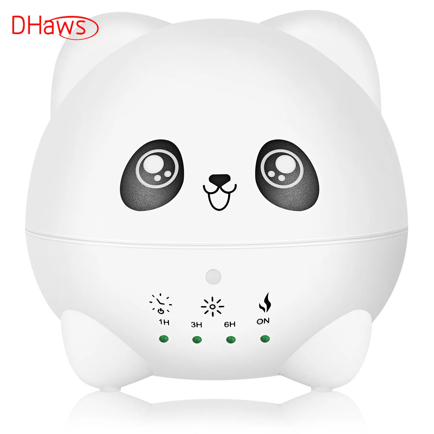 

DHaws 300ml Ultrasonic Oil Aroma Diffuser Air Humidifier With LED Lights Electric Aromatherapy Essential Panda Cartoon for Home