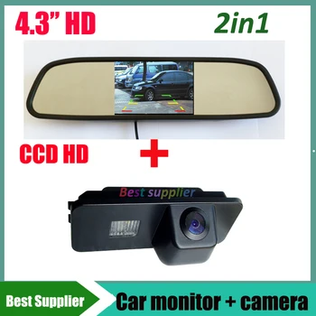 

CCD HD Car Rear View parking Camera for Volkswagen New Passat New Bora Sagitar New Bora Jetta Passat CC + 4.3inch Car Monitor