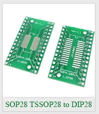 10 шт. SOP14 SSOP14 TSSOP14 к DIP14 Pinboard SMD для DIP адаптер 0,65 мм/1,27 мм до 2,54 мм DIP Pin Шаг печатной платы Конвертер Разъем