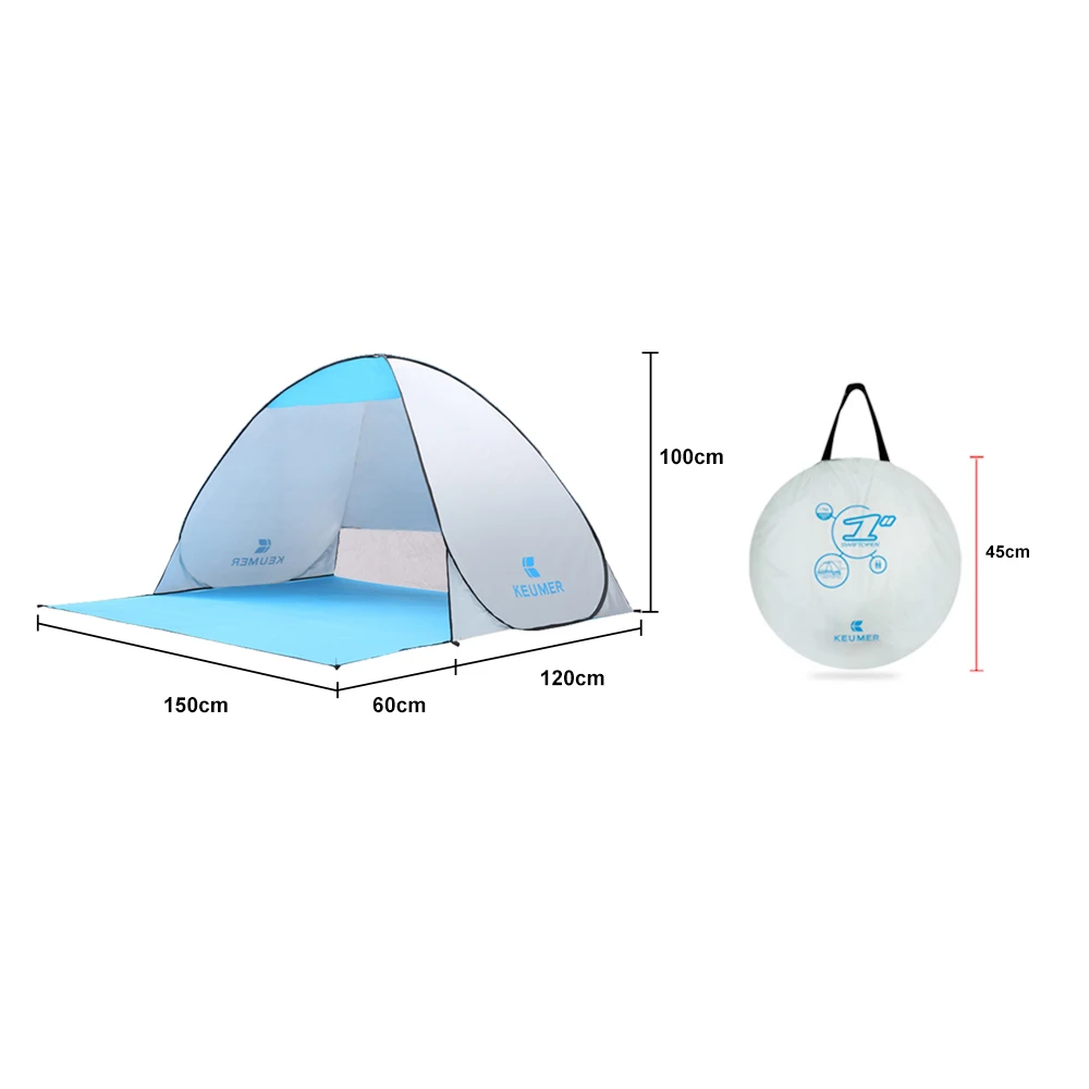 Automatic Outdoor Camping Tent Beach For 2 Persons Anti UV Awning Tents Sunshelter Sadoun.com