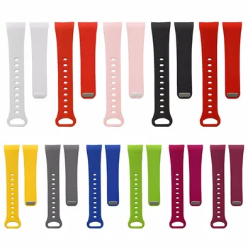 

vanpower L Colorful Silicone Watchband Wrist Strap Replacement Bracelet 11 colors for Samsung Gear Fit 2 SM-R360
