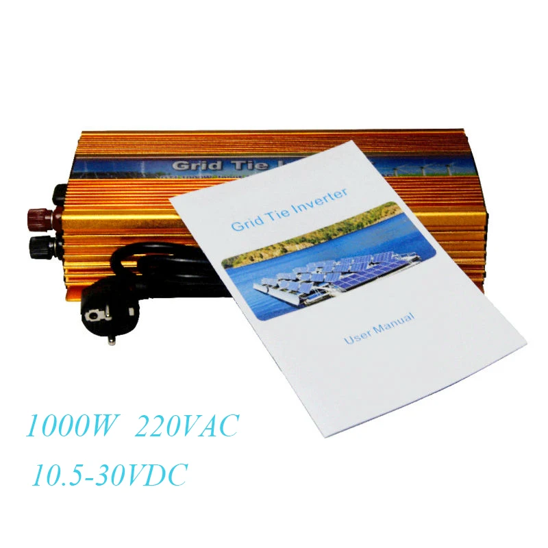 MAYLAR@ 10.5-30VDC 1000W Solar Grid Tie Inverter Pure Sine Wave with MPPT Output 180-260V 50hz/60hz For Home PV Power System