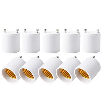 

GU24 to E26 E27 Adapter Maximum Wattage 1000W Heat Resistant 200degrees Fire Resistant Converts GU24 Pin Base Fixture to E26 E27