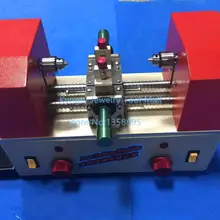 220 В ювелирные инструменты двойной головкой Перл сверлильный станок двухстороннее Бусы Жемчуг Holing машина