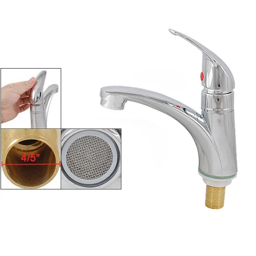 

Best selling Bathroom Single Hole High Heel Chrome FInish BasIn Faucet