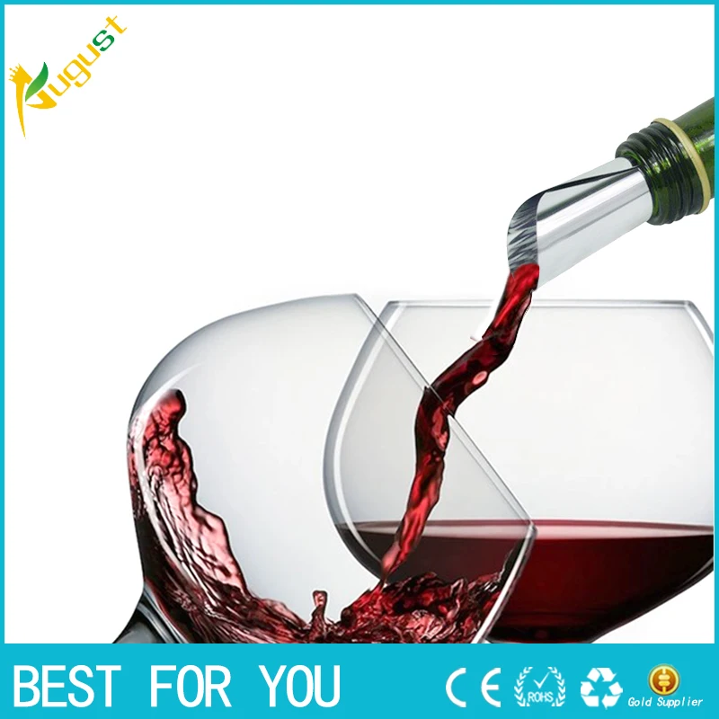 

1000pcs/lot high quality Disk Pourer Wine Whisky Foil Pourers Stop Drop Reusable Spout Wine Bar Tools Wine Pourer Vino soltar
