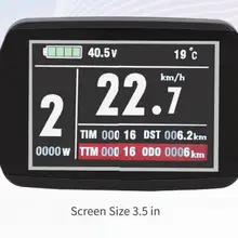 Красочные KT LCD8 Дисплей 36 V 48 V LCD8YH «Умная» панель управления электровелосипед велосипед Запчасти Управление;