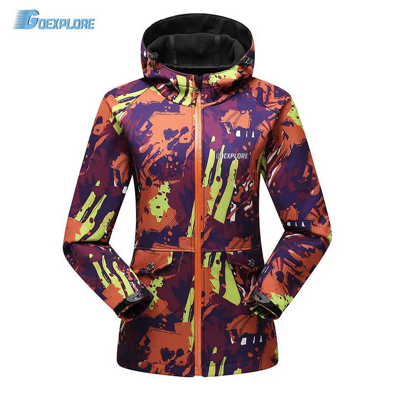 Goexplore Outdoor sports Camouflage jacket spring autumn camping