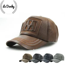Free shipping to keep warm high-grade leather mature men of letters baseball cap leisure outdoor quickly recover golf cap