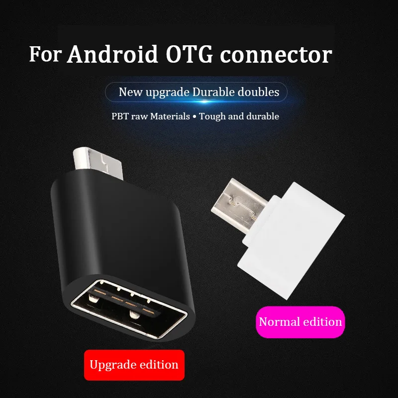 Микро USB 2 OTG концентратор конвертер к тип-c OTG адаптер для Android телефон V8 интерфейс кабель кард-ридер флэш-накопитель OTG расширения