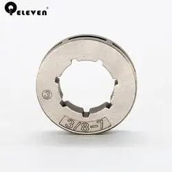 Qeleven новый 5 шт./lotClutch барабан обода звездочки 7 зубьями 3/8 "-7 ПОДХОДИТ бензопилой 45cc/52cc /58cc