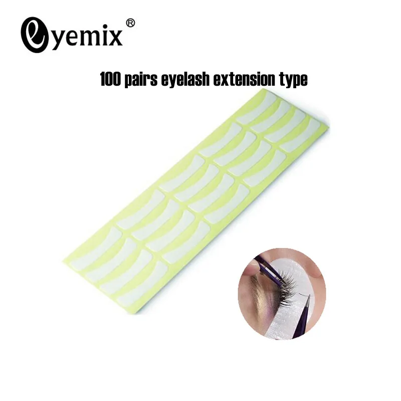 

100pairs/pack Paper Patches Eyelash Under Eye Pads Lash Eyelash Extension Eye Tips Sticker Wraps Make Up Tools
