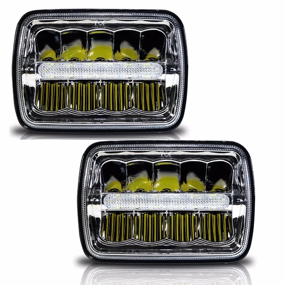 фары на jeep cherokee xj. светодиодные фары loyo. фары 5x7 led. Ch006/27w-9. фара светодиодная korea x 013.