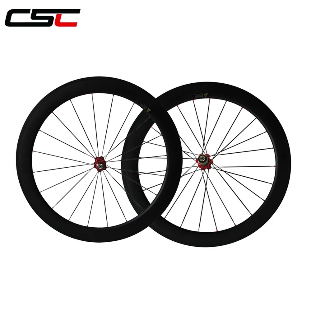 Best Single front wheel or rear wheel 23mm wide 24/ 38/ 50/ 60/88mm Depth Clincher Tubular Carbon road bike Wheels novatec hub 5