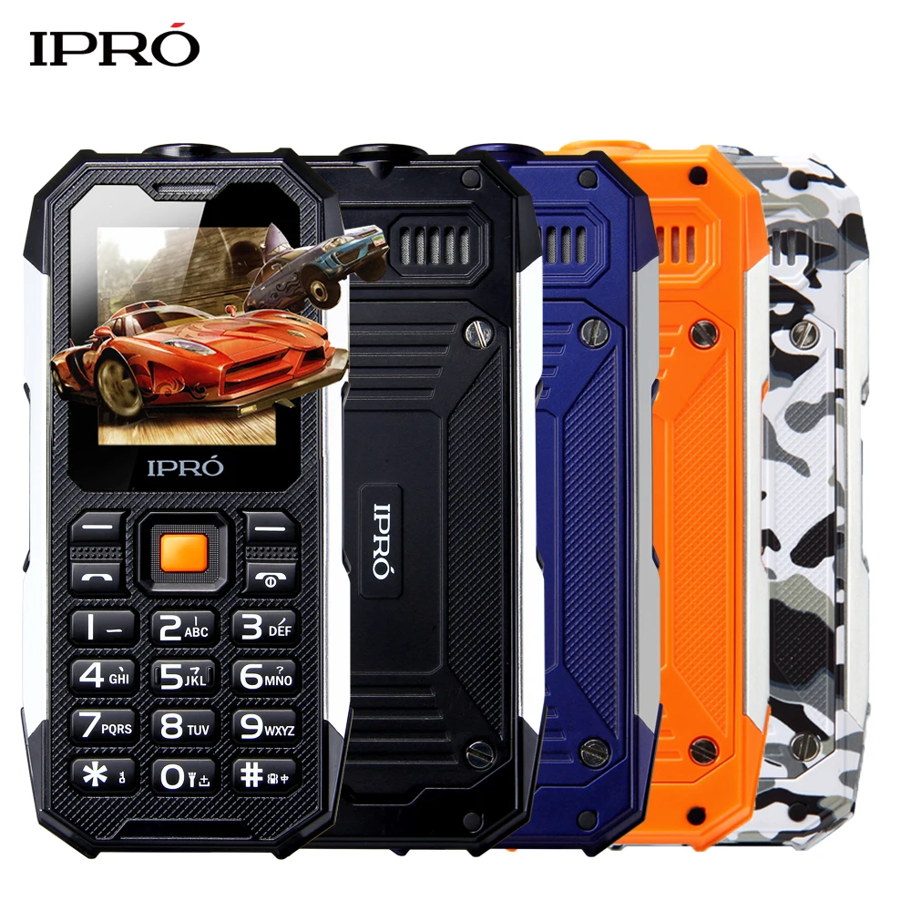 Russian Language IPRO Shockproof Waterproof Phone 2500mAh Bluetooth ...