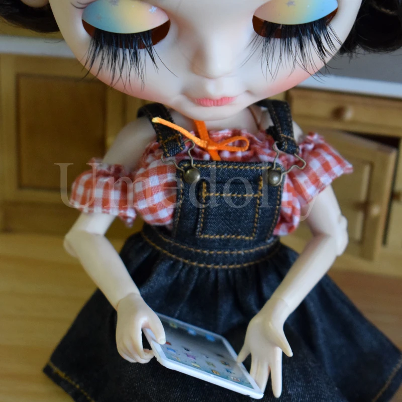 1PSC кукольный домик Miniatuer мини моделирование IPAD для Blyth, Barbi, BJD ролевые игры дом мебель Декор Аксессуары игрушка для девочки