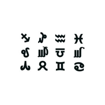 

New Waterproof Temporary Tattoo Stickers for Adults Kids Body Art 12 Constellations S-001 Fake Tatoo for Man Woman Tattoos