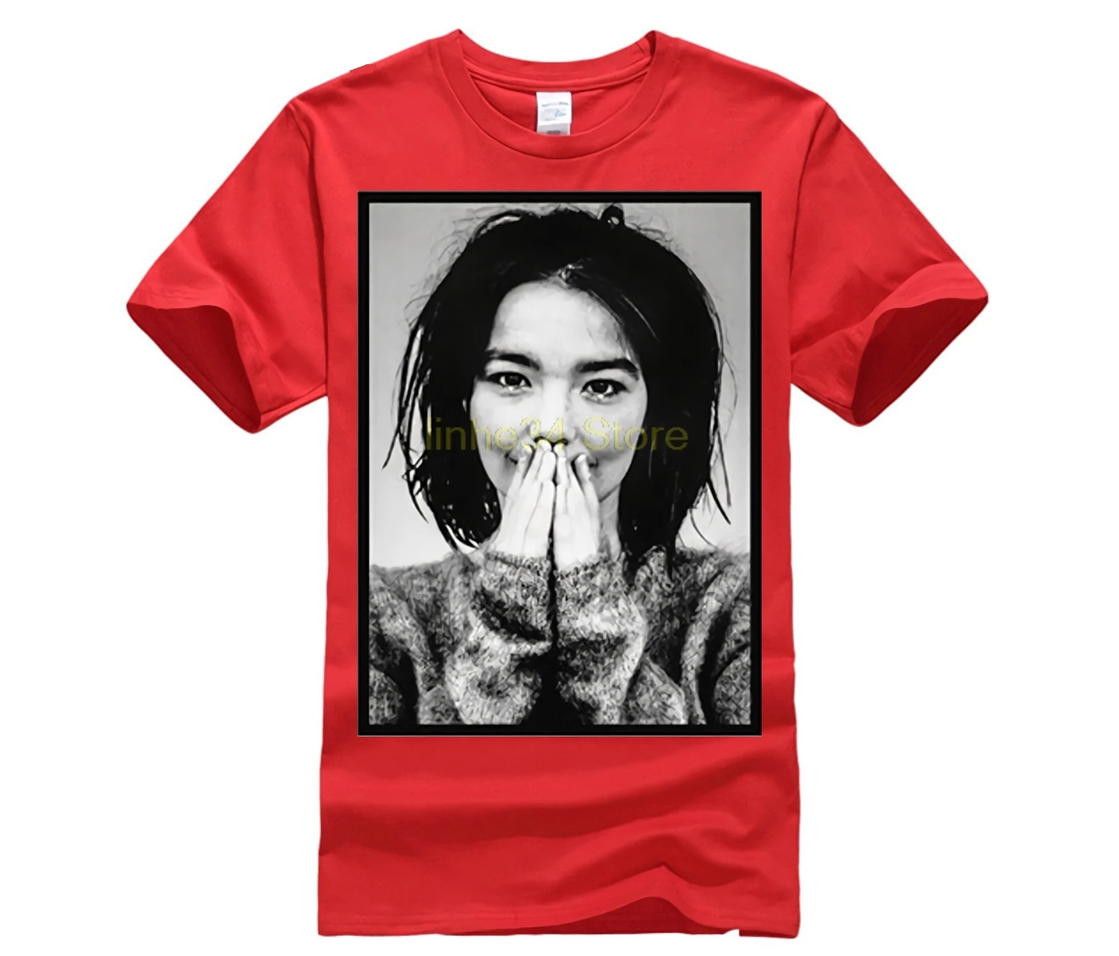 Bjork Short Sleeve Mens T-shirt Hot Selling 100 % Cotton Men T Shirt Men Clothing Plus Size Top Tee Funny Print Tops Men Bjork Short Sleeve Mens T-shirt Hot Selling 100 % Cotton Men T Shirt Men Clothing Plus Size Top Tee Funny Print Tops Men