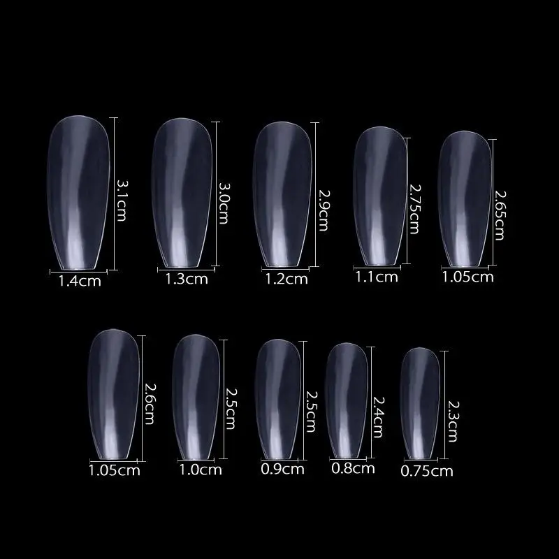 

600Pcs/Set Natural French False Nail Tips Artificial Fake Nails Art Extend Nail Clips False Nails Manicure Tools Nail Styling
