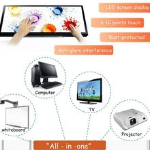 Китай 70 дюймов 84 дюйма 4K светодиодный ЖК-дисплей wifi все в одном пк вывеска учебная доска