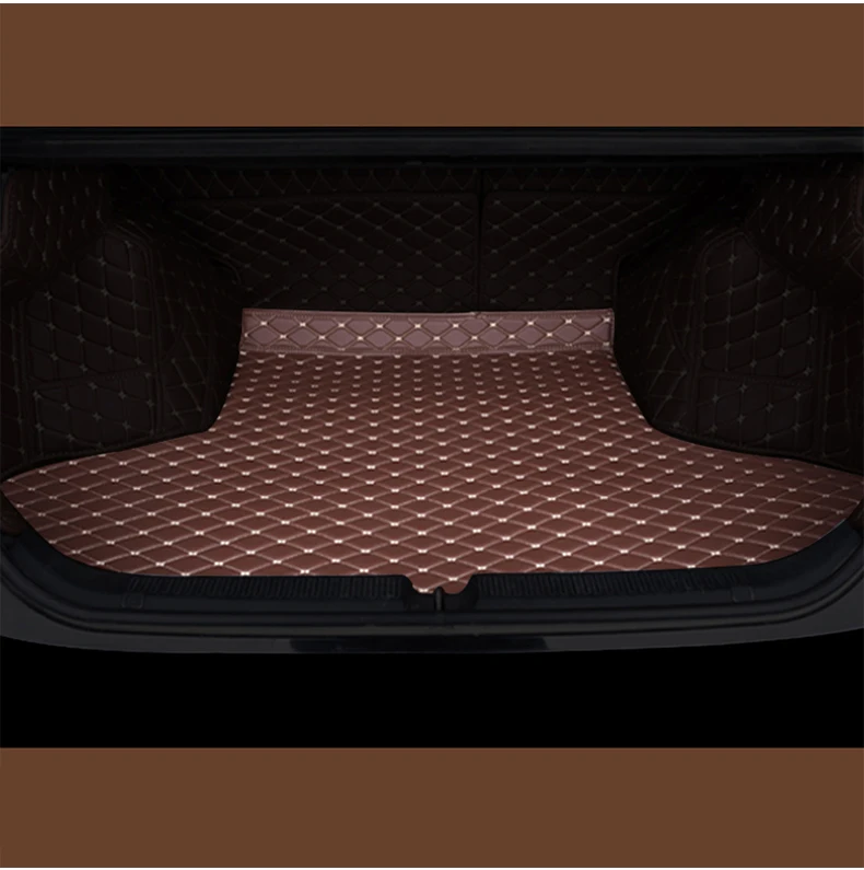 

lsrtw2017 fiber leather car trunk mat for toyota reiz mark x 2009 2010 2011 2012 2013 2014 2015 2016 2017