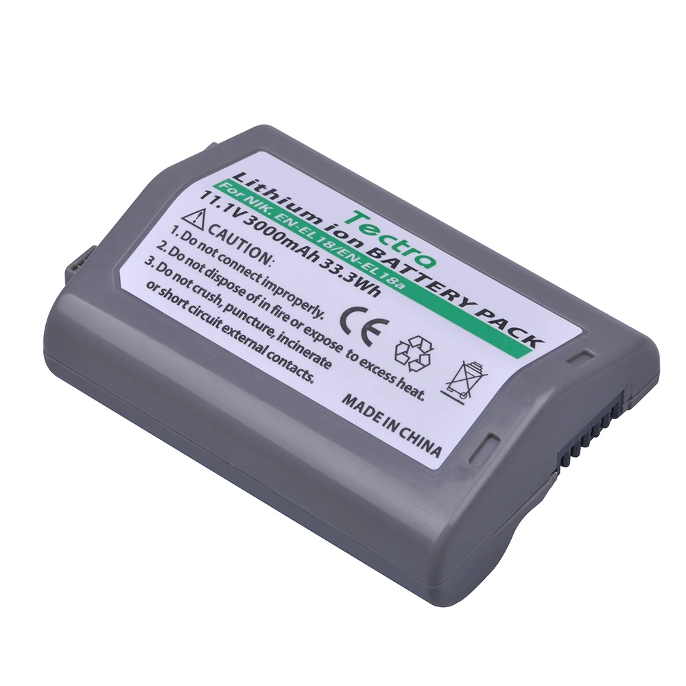 Bateria para Câmera En-el18a Nikon d5 d4 D4s Mh26a Mh-26a Mh-26 en El18a Enel18 El18 Enel18a Bateria Pcs 3000 Mah En-el18 2 - Image 4