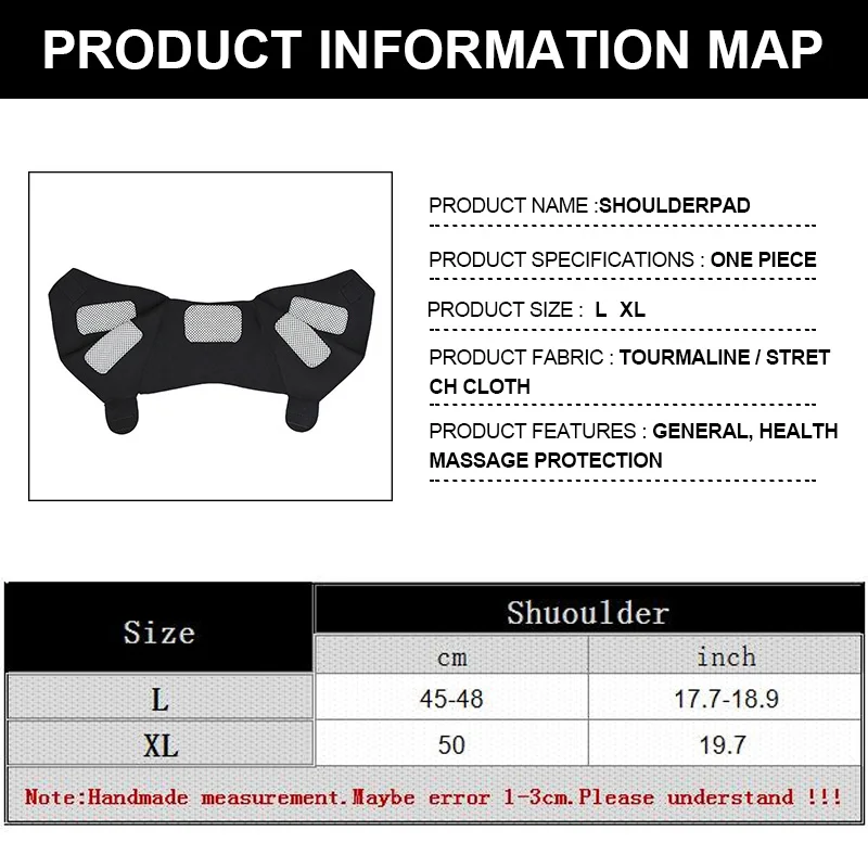 1 шт. Турмалин саморазогревающийся плечевой бандаж Магнитная терапия шея спина плечо осанки Корректирующие ремни забота о здоровье облегчение боли