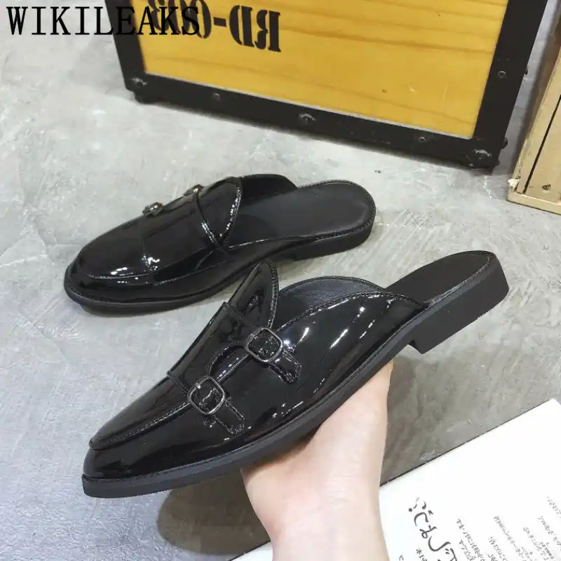 mens outdoor mule slippers