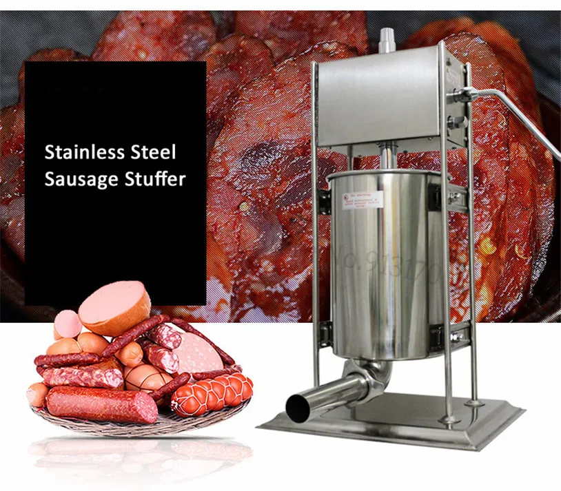 15L Stainless Steel Sausage Filler Churro Making Machine Commercial