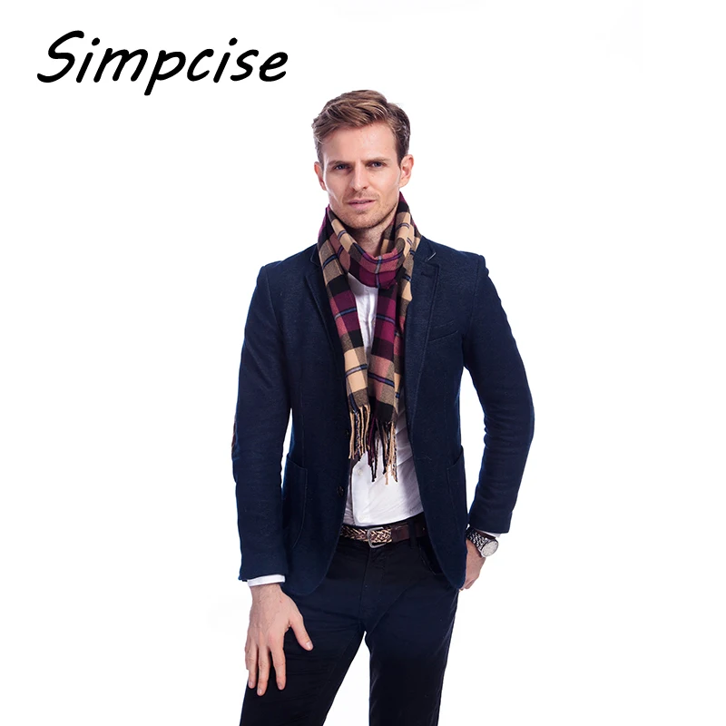 Plaid men scarf winter fashion scarves scarf soft warm  Pashimina cashmere Tartan scarves A3A17523 men's scarves