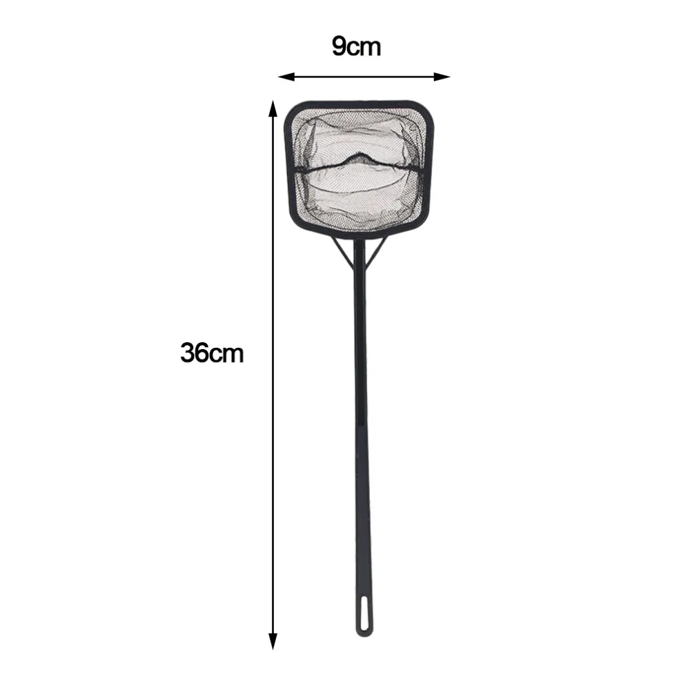35/41/56 см полезные Портативный ложки с длинной ручкой, квадратный аквариума рыболовная сеть сачок для различных видов рыб