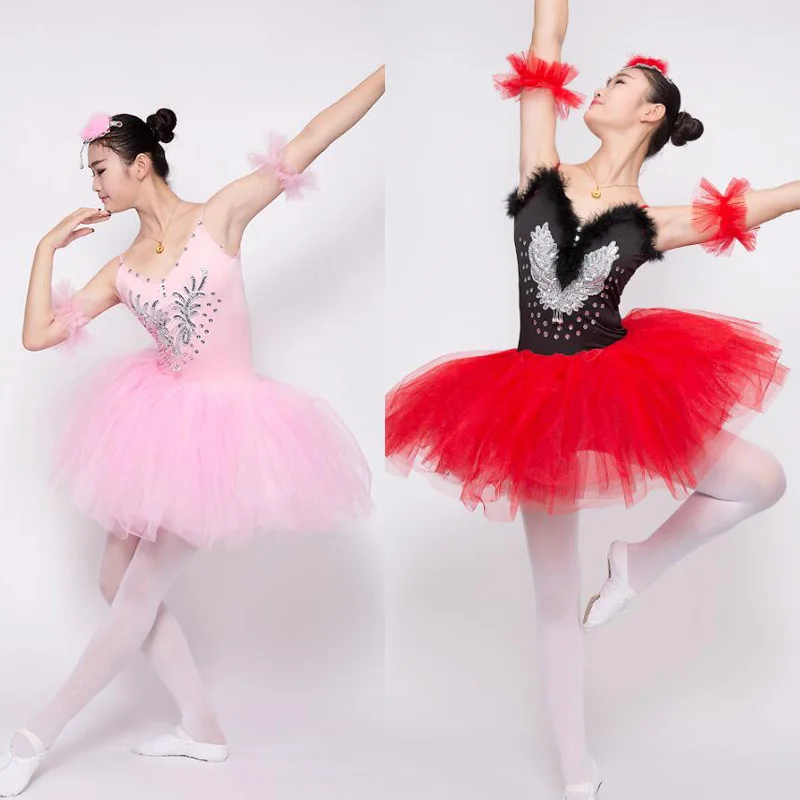 Adult Professional Swan Lake Tutu dancing dress Women Ballroom Ballet